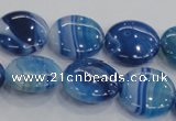 CAA208 15.5 inches 20mm flat round madagascar agate beads