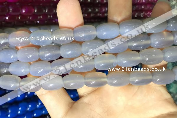 CAA2111 15.5 inches 10*14mm drum agate beads wholesale