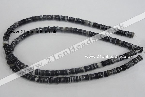 CAA213 15.5 inches 8*13mm bone madagascar agate beads