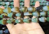 CAA2162 15.5 inches 15*20mm faceted teardrop agate beads