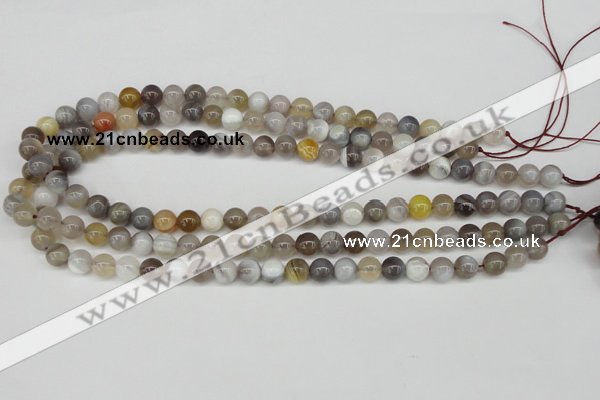 CAA224 15.5 inches 8mm round botswana agate gemstone beads