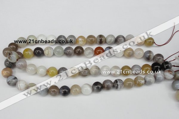 CAA226 15.5 inches 12mm round botswana agate gemstone beads