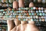 CAA2264 15.5 inches 6mm faceted round banded agate beads