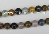 CAA229 15.5 inches 6mm round ocean agate gemstone beads wholesale