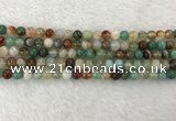 CAA2301 15.5 inches 6mm round banded agate gemstone beads