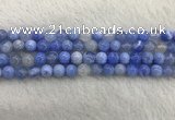 CAA2333 15.5 inches 8mm round banded agate gemstone beads