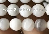 CAA2341 15.5 inches 6mm round white crazy lace agate beads wholesale