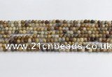 CAA2348 15.5 inches 4mm round crazy lace agate beads wholesale