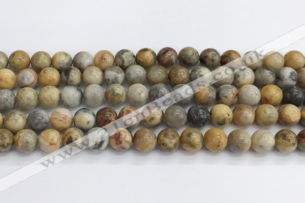 CAA2351 15.5 inches 10mm round crazy lace agate beads wholesale