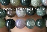 CAA2363 15.5 inches 4mm round Indian agate beads wholesale