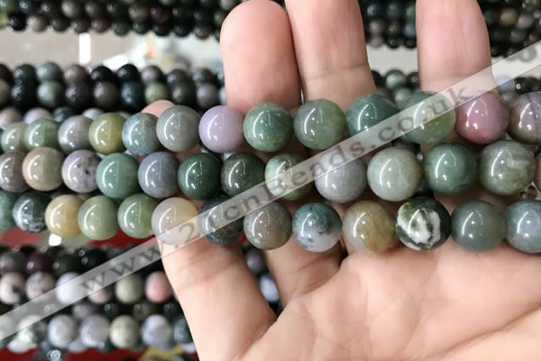 CAA2366 15.5 inches 10mm round Indian agate beads wholesale
