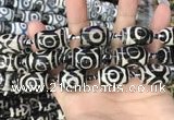 CAA2734 15.5 inches 14*21mm - 16*22mm drum tibetan agate dzi beads