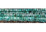 CAA2888 15 inches 6mm faceted round fire crackle agate beads wholesale