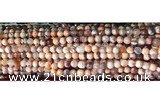 CAA2889 15 inches 6mm faceted round fire crackle agate beads wholesale