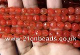 CAA3305 15 inches 6mm faceted round agate beads wholesale