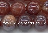 CAA3503 15.5 inches 10mm round AB-color fire agate beads wholesale