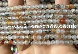 CAA3596 15.5 inches 4mm round dendritic agate beads wholesale