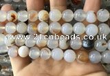 CAA3600 15.5 inches 12mm round dendritic agate beads wholesale