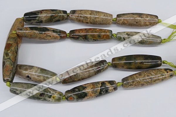 CAA3617 15.5 inches 18*50mm - 15*55mm rice ocean agate beads