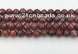 CAA3631 15.5 inches 10mm faceted round Portuguese agate beads