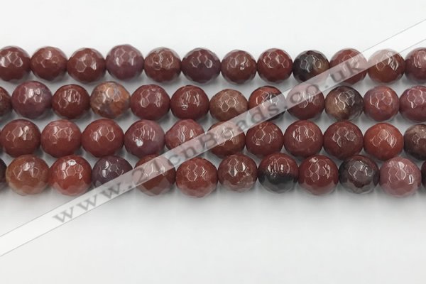 CAA3631 15.5 inches 10mm faceted round Portuguese agate beads