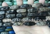 CAA3722 15.5 inches 9*22mm - 11*25mm rice chrysanthemum agate beads