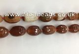 CAA3797 15*25mm - 18*28mm faceted rice agate druzy geode beads