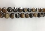 CAA3802 15.5 inches 12mm round line agate beads wholesale