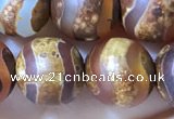 CAA3895 15 inches 10mm round tibetan agate beads wholesale