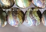 CAA3899 15 inches 10mm round tibetan agate beads wholesale