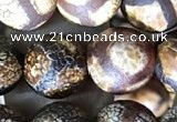 CAA3914 15 inches 10mm round tibetan agate beads wholesale