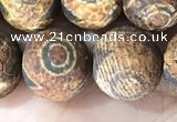 CAA3924 15 inches 12mm round tibetan agate beads wholesale