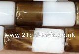 CAA3934 15.5 inches 8*20mm tube Madagascar agate beads wholesale