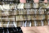 CAA3947 15.5 inches 15*18mm tube Madagascar agate beads wholesale