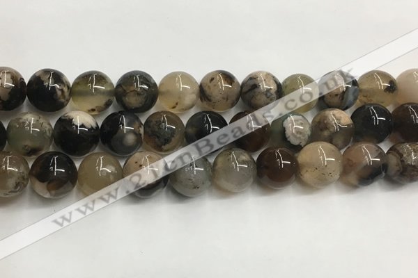 CAA3973 15.5 inches 12mm round sakura agate gemstone beads