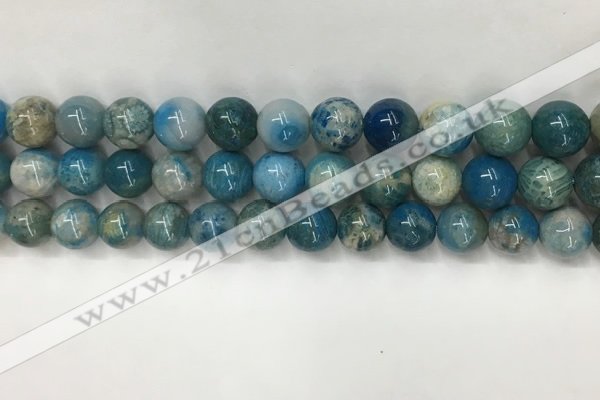 CAA3979 15.5 inches 10mm round chrysanthemum agate beads