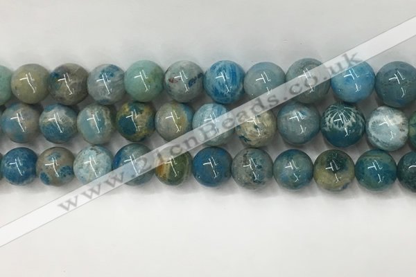 CAA3980 15.5 inches 12mm round chrysanthemum agate beads