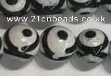 CAA3991 15 inches 8mm round tibetan agate beads wholesale