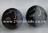 CAA401 15.5 inches 24mm round agate druzy geode gemstone beads