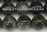 CAA4036 15.5 inches 10mm round chrysanthemum agate beads