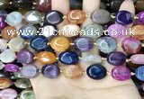 CAA4462 15.5 inches 12*16mm oval dragon veins agate beads