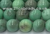 CAA4870 15.5 inches 6mm round grass agate beads wholesale