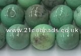 CAA4871 15.5 inches 8mm round grass agate beads wholesale