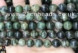 CAA4968 15.5 inches 12mm round green dendritic agate beads