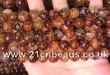 CAA5057 15.5 inches 10mm round dragon veins agate beads wholesale