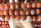 CAA5077 15.5 inches 18mm round red dragon veins agate beads