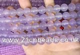 CAA5083 15.5 inches 10mm round purple agate beads wholesale