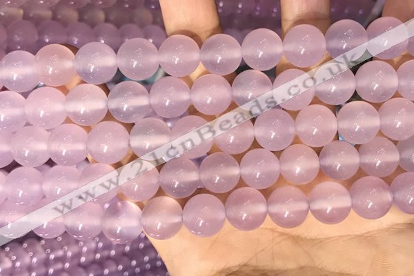 CAA5084 15.5 inches 12mm round purple agate beads wholesale