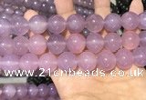 CAA5087 15.5 inches 18mm round purple agate beads wholesale