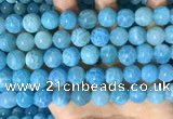 CAA5145 15.5 inches 12mm round dragon veins agate beads wholesale